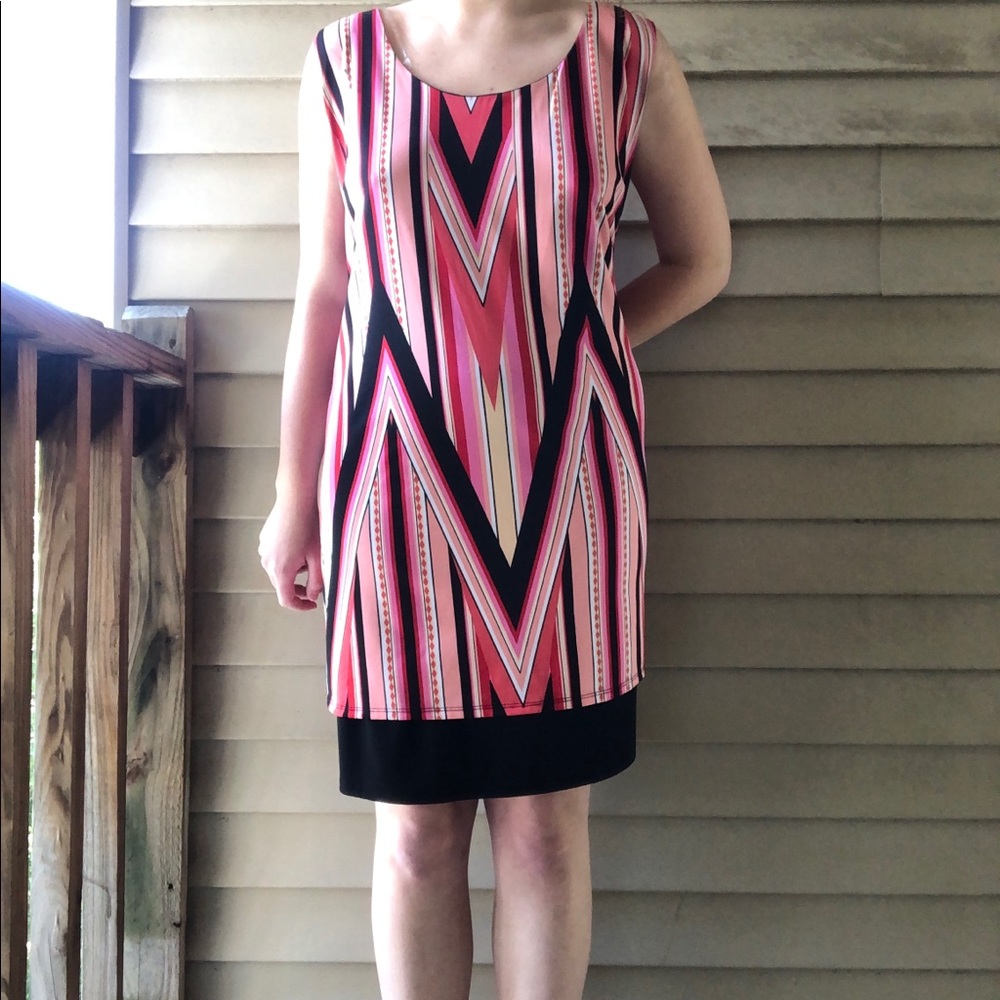 Geometrical Print Dress